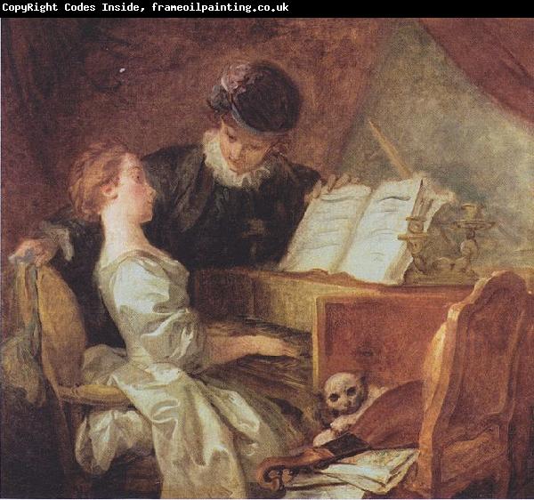 Jean Honore Fragonard The musical lesson